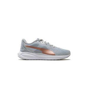 Zapatillas Puma Twitch Runner Metallic 378548 02 Original Color Gris Para Mujer
