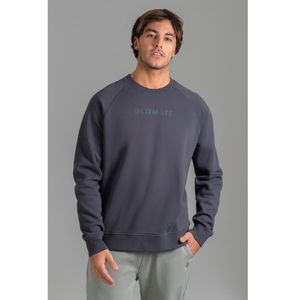 Polera Casual Raglan para Hombre Dark Grey