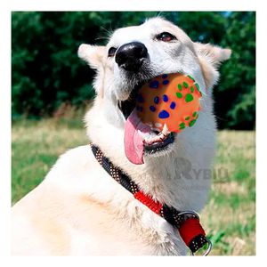 Pelota con Diseño en Talla M Naranja Y+Papel de Regalo