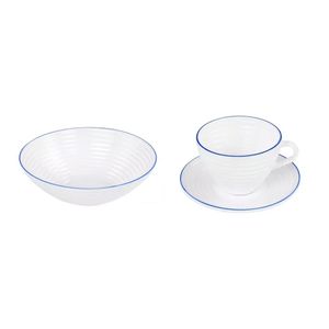 Juego de Vajilla Oster Dinnerware 16 piezas azul