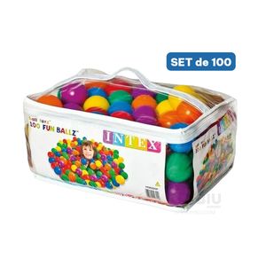 Set de Cien Pelotas Pequeñas para Deporte de Multicolor