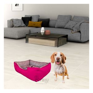 Cama Canina Comoda Talla M en Color Fucsia Y+Papel de Regalo