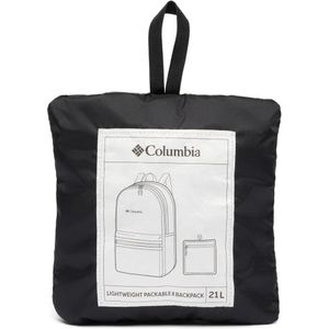 Mochila negra plegable Columbia, práctica y ligera para senderismo y excursiones