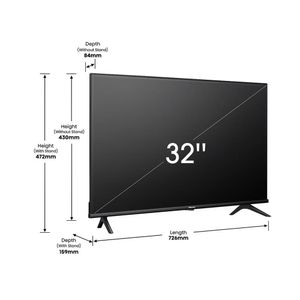 Televisor de 32" Smart Tv Vidaa LED HD Hisense 32A4K