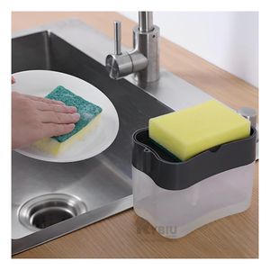 Dispensador Moderno de Jabon Color Negro Y+Papel de Regalo