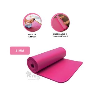 Mat Comodo para Hacer Ejercicio en Color Rosado Y+Agendita
