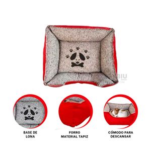 Cama Talla L Ideal para Perro en Rojo Y+Regalo Agendita