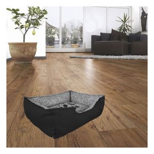Cama Funcional de Mascota Talla L Negro Y+Regalo Stickers