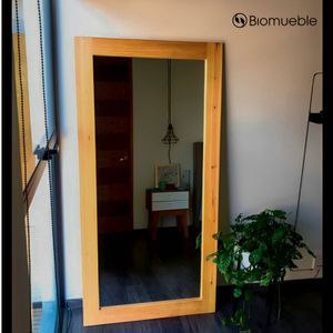 Espejo Extra grande de madera reciclada de Pallets LUCCIO