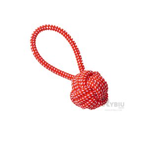 Soga de Morder para Perros Lavable en Rojo Y+Papel de Regalo