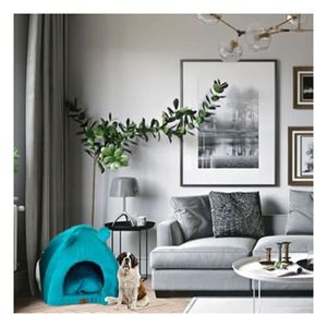 Cama para Mascota Azul Rey Talla L Y+Papel de Regalo