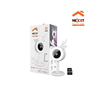 Monitor para bebé WiFi 2K Audio Bidireccional Luz LED Detección llanto SD 128GB