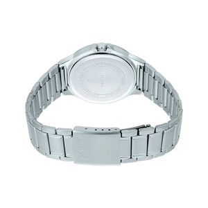 Reloj Análogo Casio Original MTP-V300D-2A Multifuncional para Hombre Color Plateado-Azul