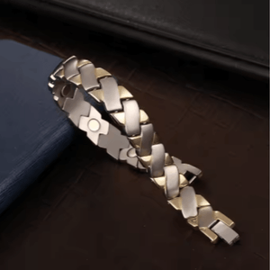 Pulsera Magnética Titanio Saludable con Imanes NdFeB YSB-90 x 18 cm