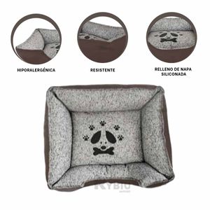 Cama con Relleno de Napa de Color Marron Y+Papel de Regalo