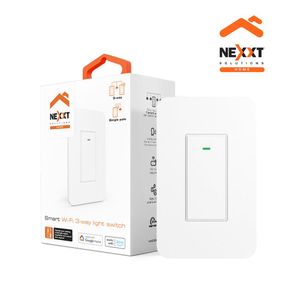 Interruptor inteligente 3 vías Nexxt NHE-S300 WiFi Temporizador Activación Voz