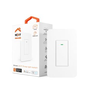 Interruptor inteligente 3 vías Nexxt NHE-S300 WiFi Temporizador Activación Voz