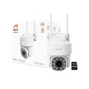 Cámara PTZ Wifi Next NHC-OP10 5MP Zoom 6X Audio 2 vías Reflector RJ45  SD 128GB