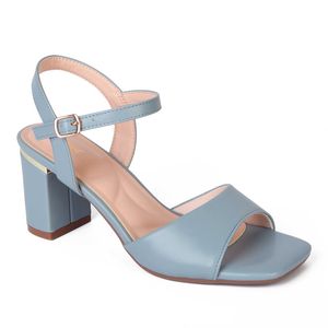 Sandalia Cuña Moda Mujer 8024 AZUL