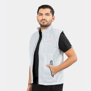 Ropa Yesca Chaleco Gris Claro Para Hombre