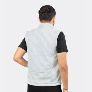 Ropa Yesca Chaleco Gris Claro Para Hombre