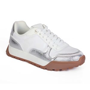 Zapatilla Urbana Moda Mujer 7976 WHITE/SILVER