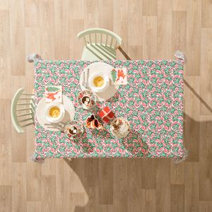 Mantel Poliéster con Estampado Navideño
