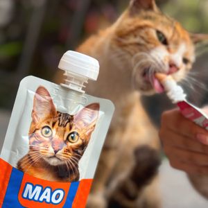 Snack Húmedo para Gatos MAO Sabor Pollo x85g