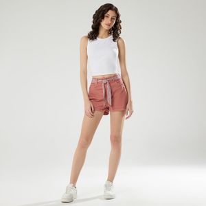 Short Mujer Paper Belt Hypnotic