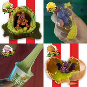 Juguetes Coleccionables Terror Fried Barf Bucket X8