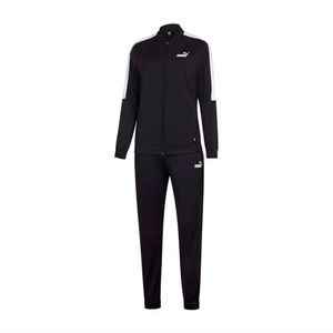 Buzo Deportivo Puma Mujer Baseball Tricot Suit Cl 679627 01 Negro