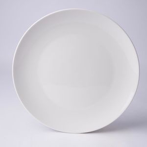 Set X4 Plato Redondo Blanco