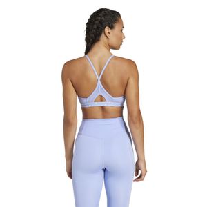 Top Deportivo Adidas Para Mujer Aerct Ls Bra Iy7725 Azul