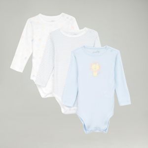 Body Gam Pack X3 Para Recien Nacidos Baby Circus Manga Larga