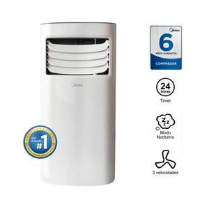 Aire Acondicionado Portátil Midea 9,000 Btu On Off