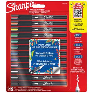 Marcador Creativo Pt Pincel T12 SHARPIE