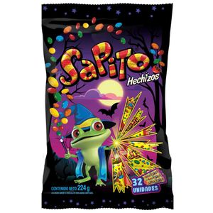 Chocolate SAPITO Halloween Hechizos 32un Bolsa 224g