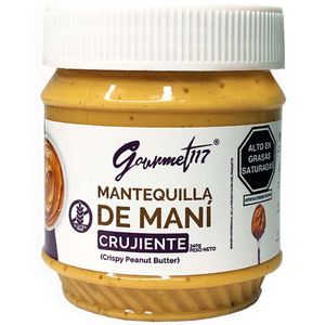 Mantequilla de Maní Crujiente GOURMET117 Pote 340gr