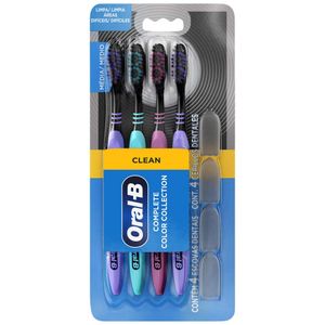Cepillo Dental ORAL-B Complete Color Paquete 4un