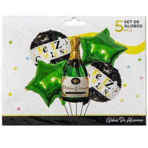 Set de Globos Happy Champagne CLASS&WORK 5piezas
