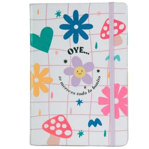 Libreta ARTESCO Glitter C/L Florece