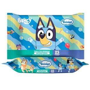 Toallitas Húmedas Antibacteriales TUINIES Bluey Bolsa 25un