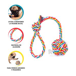 Juguete de Cuerda Resistente de Multicolor Y+Papel de Regalo