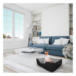 Cama con Relleno de Napa de Color Negro Y+Papel de Regalo