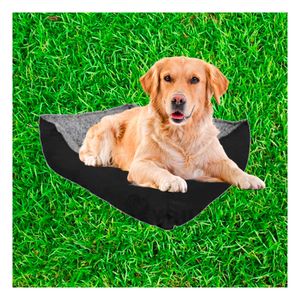 Cama para Perro Talla XL Hipoalergica de Color Negro
