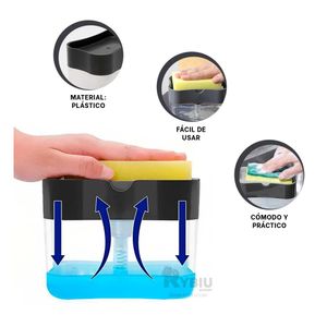 Expendedor para Lavar Platos Negro Y+Ligas de Regalo