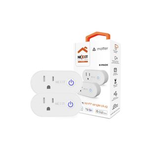 Enchufe inteligente WiFi Nexxt NHP-S611M Pack2 Certificación Matter Control Voz