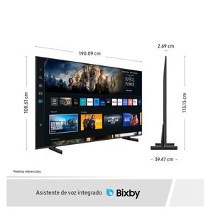 Televisor Samsung LED Smart TV 85 Crystal UHD 4K- UN85DU8000GXPE