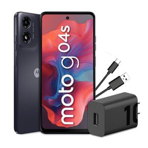 Celular Motorola Moto G04s 4GB 128GB Negro Cosmico