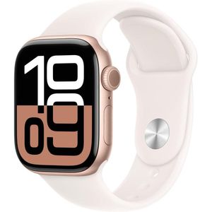Apple Watch Series 10 Aluminum 46mm GPS + Celular Sport Band - Finish - Rose Gold -Light Blush M/L